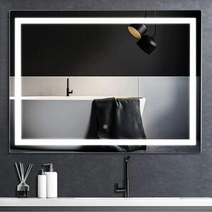 Rea Rea, nástěnné LED zrcadlo, obdélníkové, 80x60cm, HOM-02829