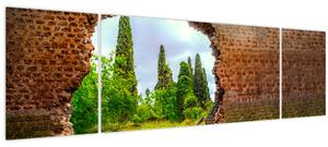 Obraz - Zahrada Eden (170x50 cm)
