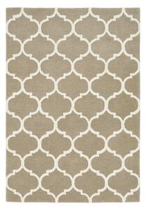 Světle hnědý ručně tkaný vlněný koberec 80x150 cm Albany – Asiatic Carpets