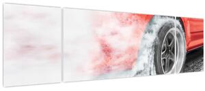 Obraz - Závodní auto (170x50 cm)