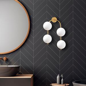 ASIR Nástěnná lampa JEWEL zlatá