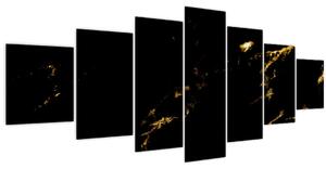 Obraz - Zlaý dekor (210x100 cm)