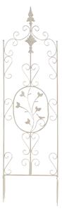 Mřížka na růže Burg ~ 122 x 35 cm - Krémová antik