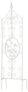 Mřížka na růže Burg ~ 122 x 35 cm - Bílá