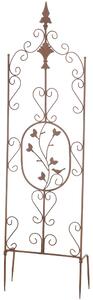 Mřížka na růže Burg ~ 122 x 35 cm - Hnědá antik