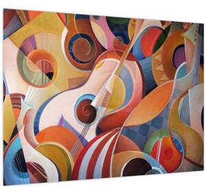 Obraz - Hudební abstrakt (70x50 cm)