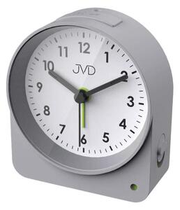JVD Analogový netikající tichý budík JVD SRP5138.2 se senzorem stmívání (Senzor stmívání (rozsvítí se displej))