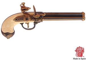 Denix Pistole trojhlavňová, Italie 1680