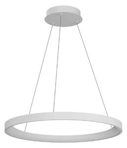 Redo 01-3911 Iconic, bílé závěsné svítidlo LED 50W 3000/4000K, tříkrokové stmívání, průměr 58cm