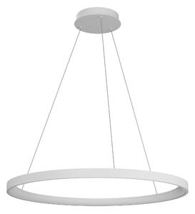 Redo 01-3914 Iconic, bílé závěsné svítidlo LED 60W 3000/4000K, tříkrokové stmívání, průměr 78cm