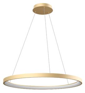 Redo 01-3915 Iconic, závěsné svítidlo LED 60W 3000/4000K, matná zlatá, tříkrokové stmívání, průměr 78cm