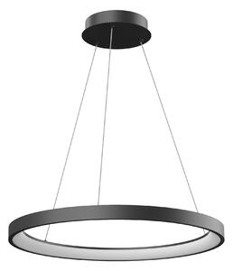 Redo 01-3913 Iconic, černé závěsné svítidlo LED 50W 3000/4000K, tříkrokové stmívání, průměr 58cm