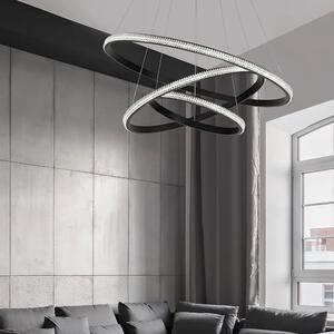 LED lustr Nager 78 černé