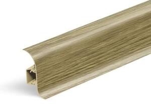 Lišta soklová Naturel pinie , PVC délka 250 cm, výška hrany 56 mm, NATNGF065
