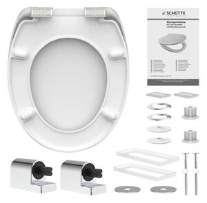 Schütte 82100-A - Záchodové prkénko WHITE SoftClose duroplast