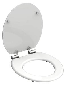 Schütte 84100-A - Záchodové prkénko WHITE SoftClose MDF dřevo