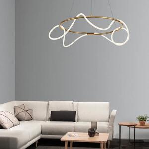 LED lustr Tiriac 70 zlaté