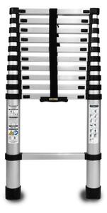 Teleskopický žebřík 1x11 příček výsuvný DRABEST DT-11 HOME