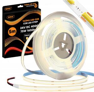 BERGE LED pásek COB Neon 24V - 528D - 15W/m - IP20 - 1650lm - 5m - neutrální barva