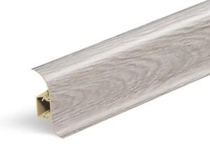 Lišta soklová Naturel Gladstone šedý , PVC délka 250 cm, výška hrany 56 mm, NATNGF0G8