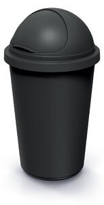 Prosperplast Odpadkový koš COMPACTO ROLL 50 L černý