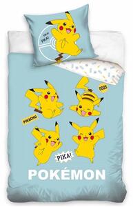 Dětské povlečení Pokémon Pika Pika Pikachu 140x200/70x90 cm