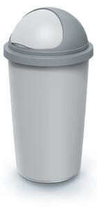 Prosperplast Odpadkový koš COMPACTO ROLL 60 L popelavě šedý/světle šedý