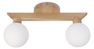 Přisazený lustr ANTONIO 2xG9/5W/230V dub/bílá