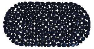 MSV protiskluzová podložka do vany GALETS, černá, PVC, 35 x 68 cm