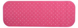 MSV protiskluzová podložka do vany CLASS Premium, růžová, SBS kaučuk, 36 x 97 cm