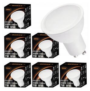 6x LED žárovka GU10 8W teplá bílá 3000K 720lm SMD 2835