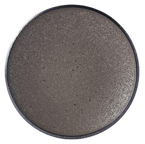 Made in Japan (MIJ) Předkrmový mělký talíř Earth Black 20 cm