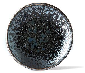Made in Japan (MIJ) Mělký předkrmový talíř Black Pearl 20 cm