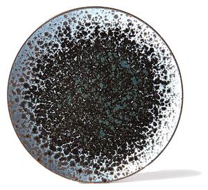 Made in Japan (MIJ) Velký mělký talíř Black Pearl 29 cm