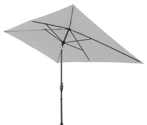 Doppler myZone 300 x 200 cm - slunečník s automatickým naklápěním klikou světle šedá světle šedá