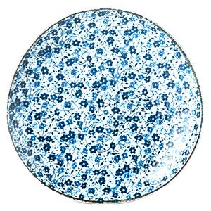 Made in Japan (MIJ) Mělký talíř Blue Daisy 19 cm
