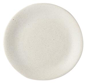 Made in Japan (MIJ) Mělký talíř s nepravidelným okrajem 25 cm bílý