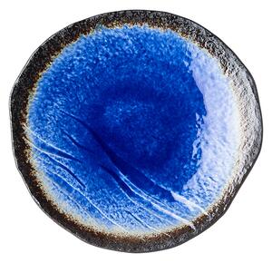 Made in Japan (MIJ) Mělký talíř Cobalt Blue 27 cm