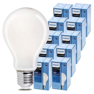 10x LED žárovka E27 PHILIPS 17,5W 2452lm 2700k Corepro Premium A67