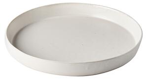 Made in Japan (MIJ) Velký mělký talíř s vysokým okrajem Craft White 25 cm