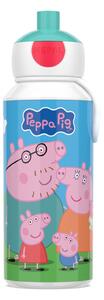 Dětská láhev na vodu s pítkem Campus, 400ml, Mepal, Peppa Pig