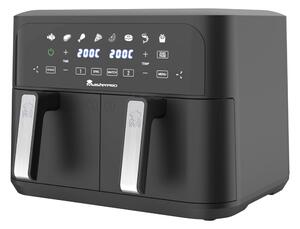 Masterpro Dvouzónová horkovzdušná fritéza, 9 l, 2400 W (100388074)