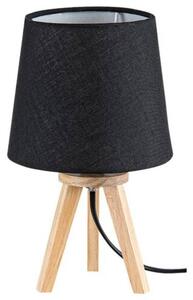 Stolní lampa LYCHEE černá/přírodní