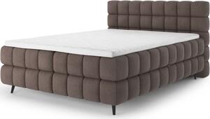 Kontinentální postel Sabrina 160x200, hnědá (tonall 22)