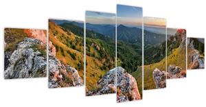 Obraz - Horská krajina (210x100 cm)