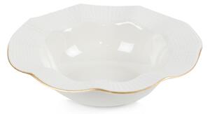 ASIR Porcelánová jídelní souprava 83 ks RICE GOLD bílá zlatá