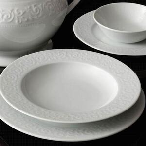ASIR Porcelánová jídelní souprava 53 ks RUSTIK bílá