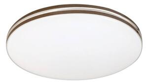Stropní svítidlo OSCAR2 bílá/hnědá, průměr 34 cm