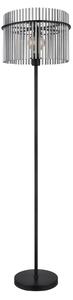 Stojací lampa GORLEY černá, výška 152 cm