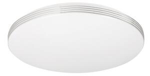 Stropní LED svítidlo OSCAR 2 bílá/stříbrná, průměr 34 cm